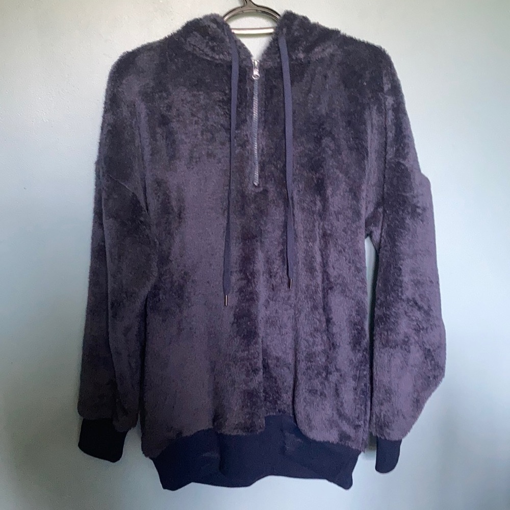Dark Blue Soft Hoodie